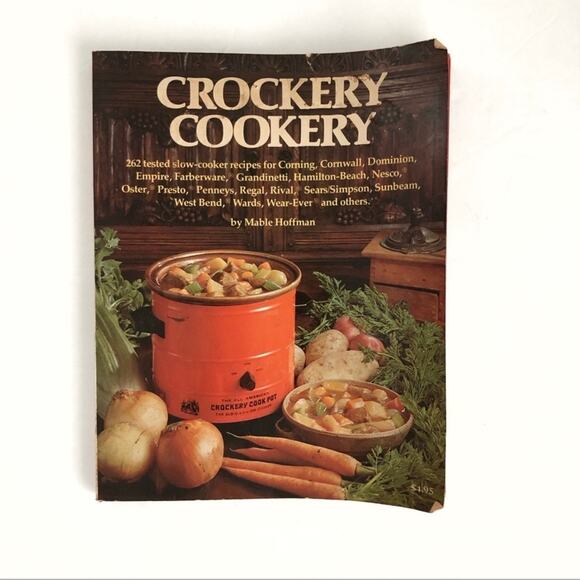 Vintage 1975 Crockery Cookery by Mable Hoffman Crock Pot Cookbook Recipes - Picture 1 of 8